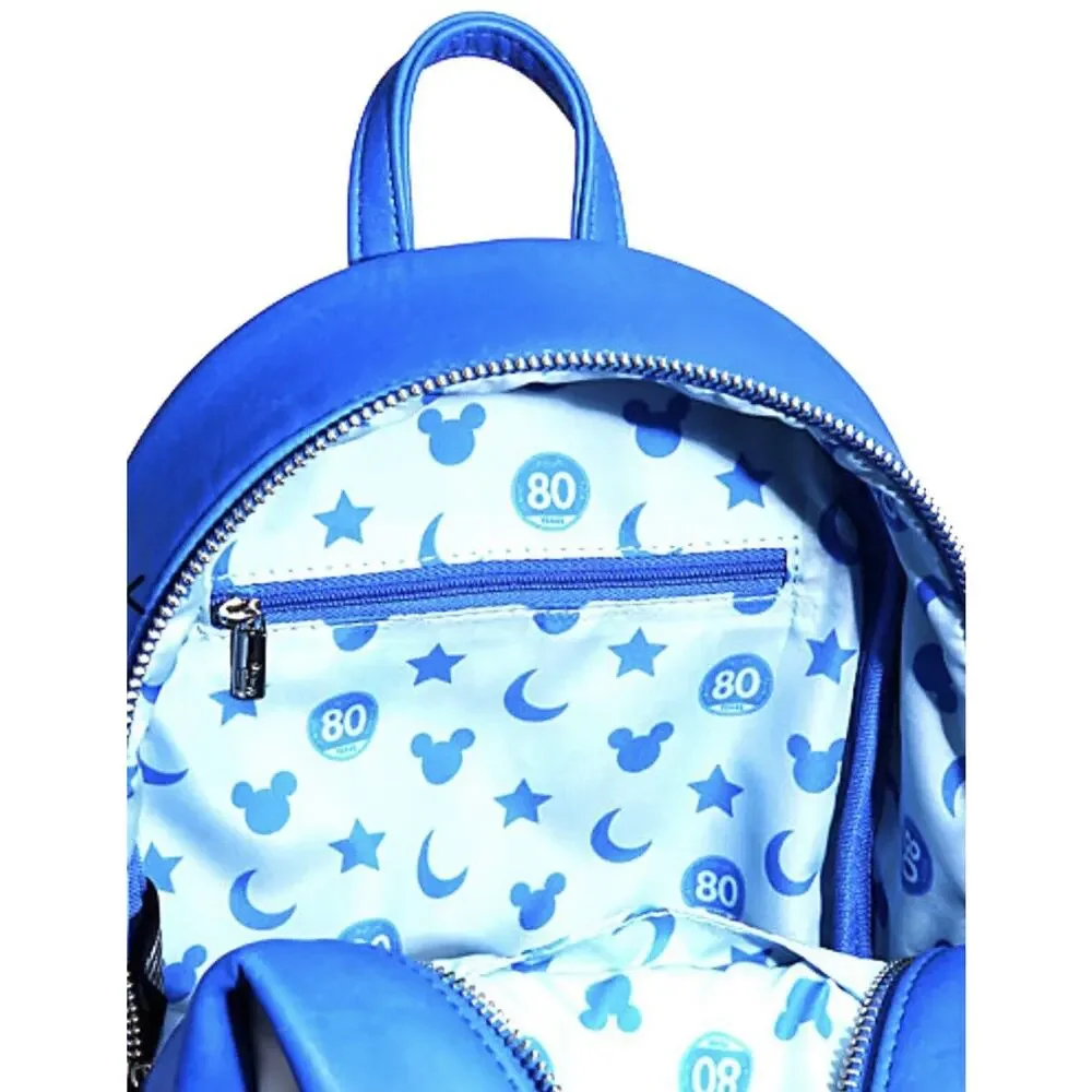 Loungefly Mickey Mouse Mini Backpack & Wallet Set Fantasia Sourcerer Disney NWT
